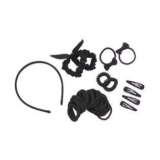 36 Piece Hair Set & Pouch-BK