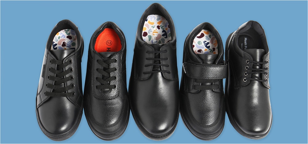 Shop durable and stylish boys' footwear, from smart school shoes to comfy wellies and Crocs.