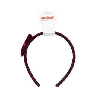 Lollipop Velvet Bow Hairband-MA