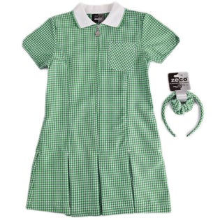Zeco Checked Summer Dress-GRWH