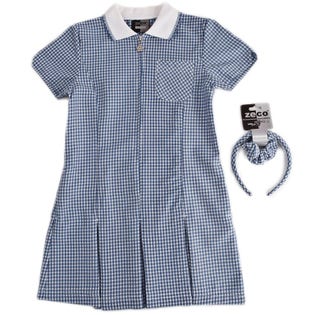 Zeco Checked Summer Dress-NAWH
