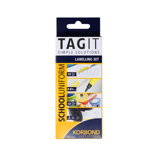 Korbond Stick on Universal Name Labels-NO